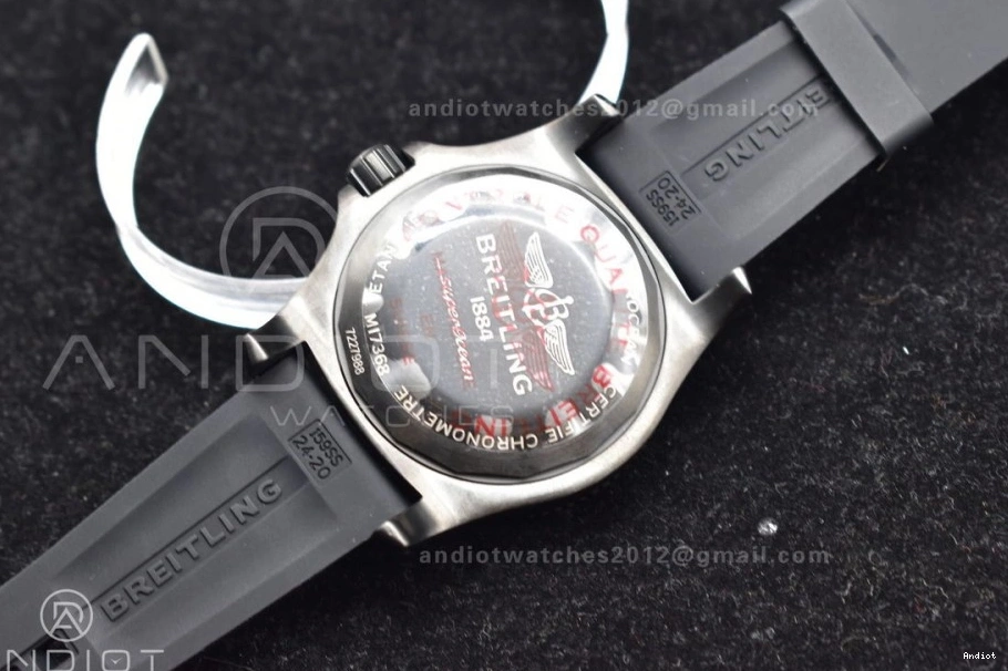 A Black Dial Black 1171 1:1 Superocean Black Best On Edition TF Automatic Strap 44 Rubber Bezel BestValue 0713